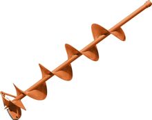 Изображение товара Шнек для мотобуров CARVER IDB-200 прочный и надежный