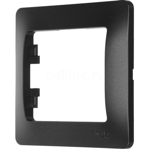 Рамка Schneider Electric GSL001301 (GSL001301) накладная 1шт пластик графитовый