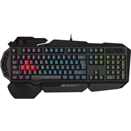 Клавиатура A4TECH Bloody B314, проводная, USB, плунжерная, черный
