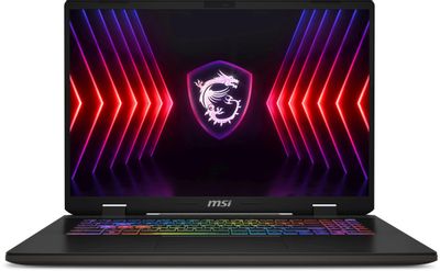 Ноутбук игровой MSI Sword 17 HX B14VFKG-046XRU 17", IPS, Intel Core i9 14900HX 2.2ГГц, 24-ядерный, 16ГБ DDR5, 1ТБ SSD,  NVIDIA GeForce  RTX 4060 для ноутбуков - 8 ГБ, без операционной системы, серый космос [9s7-17t214-046]