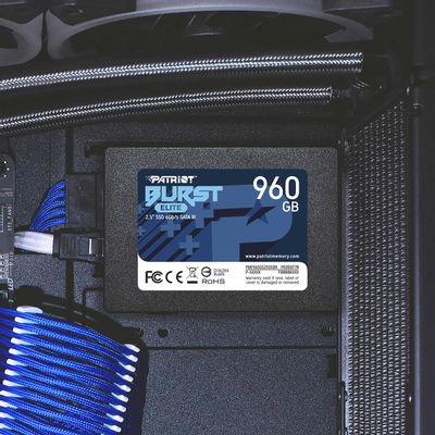 SSD 960Gb Patriot Burst Elite PBE960GS25SSDR