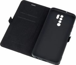 Чехол (флип-кейс) BORASCO Book Case, для Xiaomi Redmi 9, черный