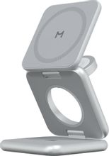 Изображение товара Беспроводное зарядное устройство MAGSSORY fold pro USB-C 23Вт серебристый