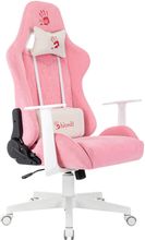 Изображение товара Игровое кресло A4TECH Bloody GC-930 на колесиках, ткань, розовое