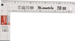 Угольник MATRIX 32471,  25см,  из алюминия