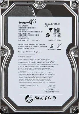 Жесткий диск Seagate Barracuda 7200.12 ST31000524AS,  1ТБ,  HDD,  SATA III,  3.5"