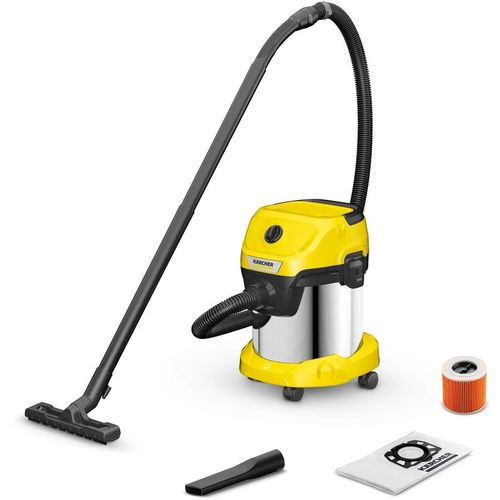 Строительный пылесос Karcher WD 3 S V-15/4/20, желтый [1.628-138.0]