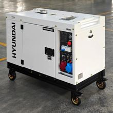 Изображение товара Дизельный генератор Hyundai DHY 10000SE-T, 220/380, 8.5кВт, на колёсах с АКБ