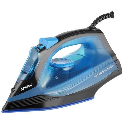 Утюг CENTEK CT-2351, с паровым ударом, 2200Вт, синий