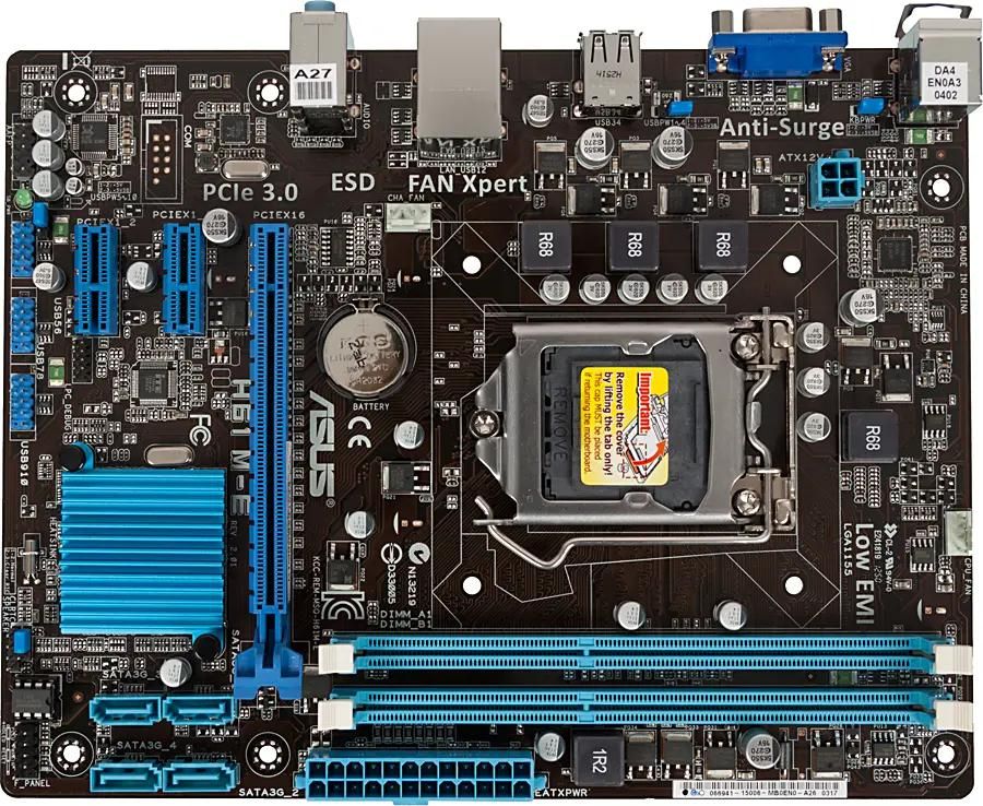 ASUS H61M E LGA 1155 Intel H61 B3 mATX Ret 794848
