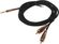 Изображение товара Кабель аудио UGREEN AV170,  2хRCA (f) -  Jack 3.5 (f),  2м, GOLD,  ф/фильтр,  черный [80847]