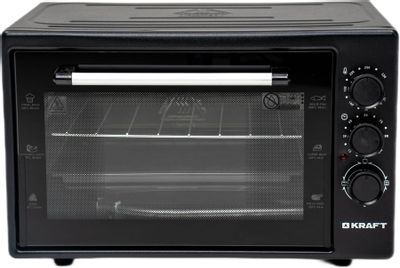Обзор товара мини-печь KRAFT KF-MO 3200 BL, черный (1735087) в интернет ...