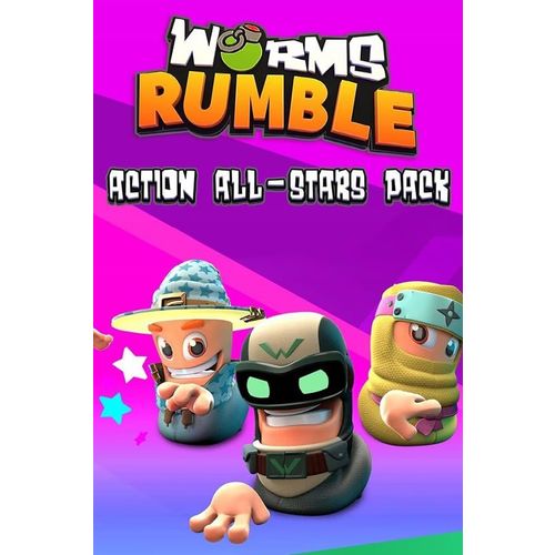Дополнение к игре TEAM 17 Worms Rumble — Action All-Stars Pack, для ПК, регион: СНГ, RUS (интерфейс и субтитры)