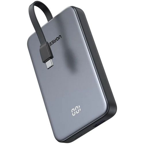 Внешний аккумулятор (Power Bank) UGREEN PB526, 10000мAч, серый [75161b]