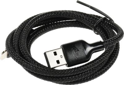 Кабель ITEL L22N(ICD-L22N),  Lightning (m) -  USB (m),  1м,  в оплетке,  2.1A,  черный