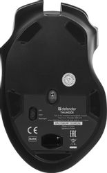 Мышь беспроводная Defender Thunder GM-213, USB, черный