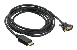 Кабель аудио-видео Buro 1.1v,  DisplayPort (m) -  VGA (m),  3м