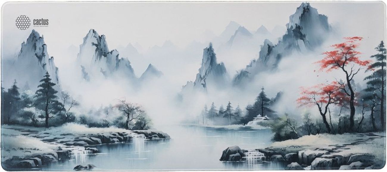 Коврик для мыши Cactus Mountains рисунок, ткань, 900х400х3мм [cs-mp-pro11xxl]