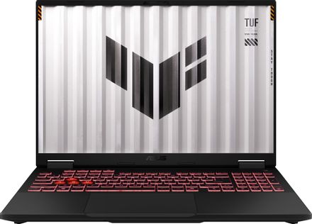 Ноутбук игровой ASUS TUF Gaming A16 FA608PP-QT006, 16", 2025, IPS, AMD Ryzen 9 8940HX 2.4ГГц, 16-ядерный, 16ГБ DDR5, 512ГБ SSD,  NVIDIA GeForce  RTX 5070 для ноутбуков - 8 ГБ, TGP 115Вт, без операционной системы,  серый [90nr0md1-m00a50]