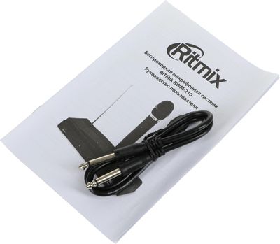 Микрофон Ritmix RWM-210, черный [80001385] – купить в Ситилинк | 1811783