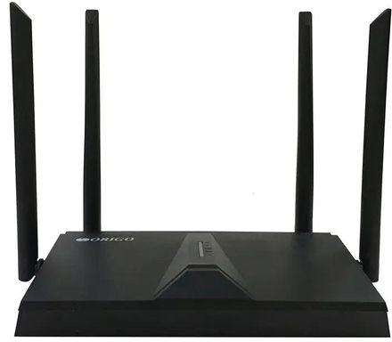 Wi-Fi роутер ORIGO OWR1830AXG,  Wi-Fi 5,  AX1800,  2.4/5ГГц, 3 LAN,  черный [owr1830axg/a1a]