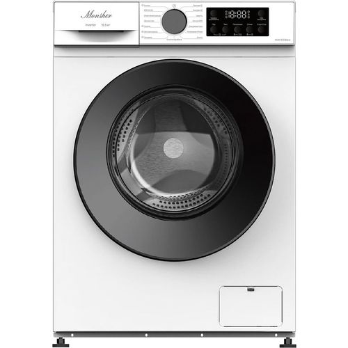 Стиральная машина MONSHER High-Tech MWM 510 Blanc, с фронтальной загрузкой, 10.5кг, 1400об/мин, инверторная