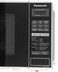 Микроволновая печь Panasonic NN-GT264MZPE, 800Вт, 20л, серебристый/черный