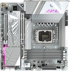 Изображение товара Материнская плата Gigabyte Z890M AORUS ELITE WIFI7 ICE, Socket LGA 1851, Intel Z890, mATX, Ret