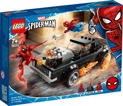 Конструктор Lego Super Heroes Человек-Паук и Призрачный Гонщик против Карнажа,  76173