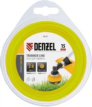 Изображение товара Леска для садовых триммеров DENZEL 96107, 2мм, 15м, круговая