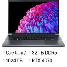 Изображение товара Игровой ноутбук Acer Swift X 14 SFX14-72G-72DH с OLED экраном
