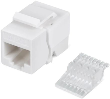 Модуль Cabeus (KJ-RJ45-CAT.6-TOOLLESS) информ. Keystone RJ45 кат.6 UTP бел.