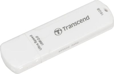 Флешка USB Transcend Jetflash 620 16ГБ, USB2.0, белый [ts16gjf620]