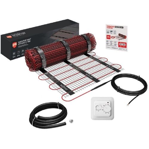 Мат нагревательный Royal Thermo Master Mat RT MM 2-180-2 2м2 2м 360Вт красный