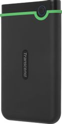 2ТБ Внешний диск HDD Transcend StoreJet 25M3S TS2TSJ25M3S, USB 3.0, серый