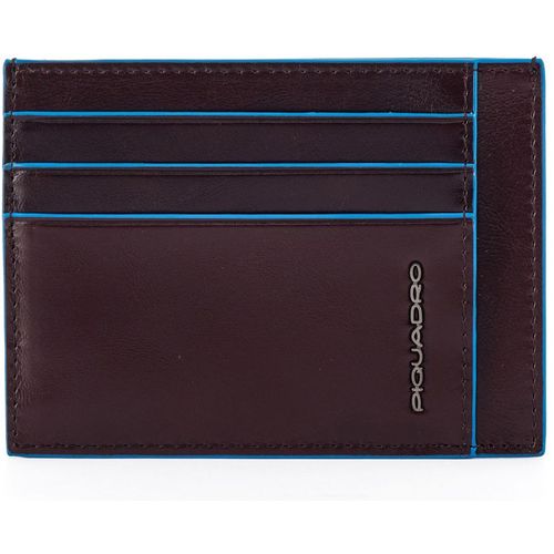 Чехол для кредитных карт Piquadro Blue Square PP2762B2R/MO, кожа натуральная, коричневый
