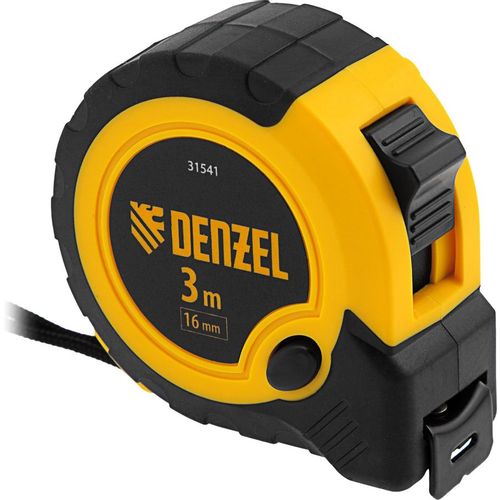 Рулетка строительная DENZEL 31541, 3м x16мм