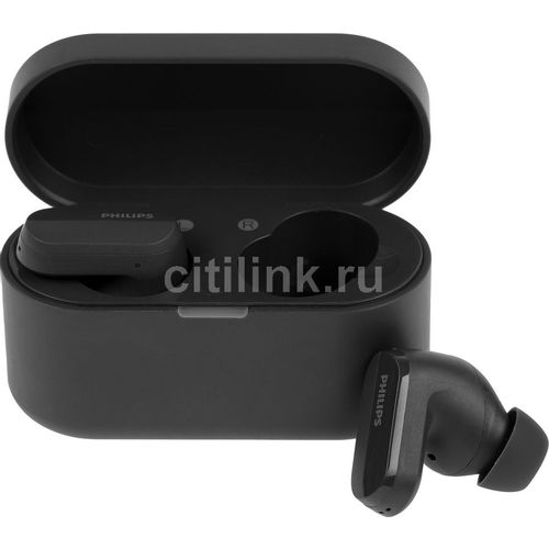 Наушники Philips TAT3508BK/00, Bluetooth, внутриканальные, черный