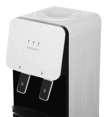 Кулер StarWind SW-1003EW, напольный, электронный, «push» - кран, белый ...