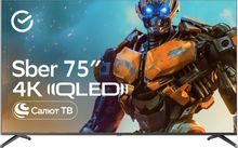 Изображение товара 75 Телевизор SBER SDX 75UQ5233 QLED 4K Ultra HD смарт ТВ с HDR HDR10+