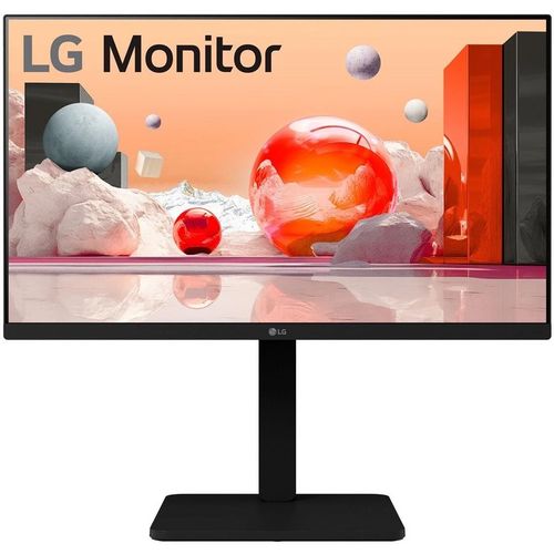 23.8" Монитор LG 24BA450-B, 1920x1080, IPS, 100Гц, 1хHDMI, 1хDP, черный [24ba450-b.aruq]