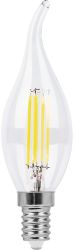 Упаковка ламп LED FERON E14, свеча на ветру, 11Вт, 10 шт.