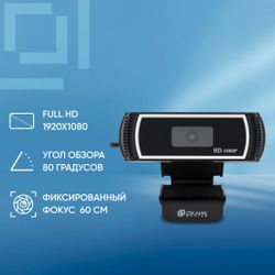 Web-камера Oklick OK-C013FH, черный