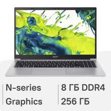 Изображение товара Ноутбук Acer Aspire Lite AL15-36P-C9XQ 15.6 IPS 8ГБ SSD без ОС серебристый