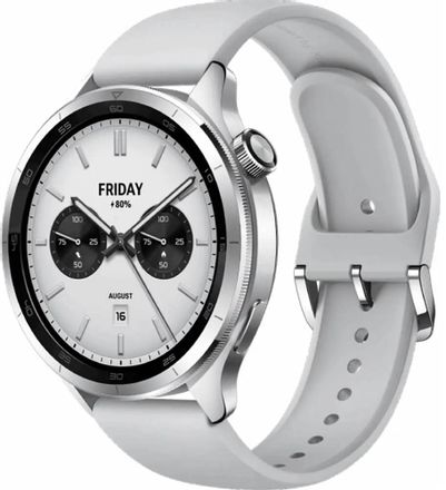 Смарт-часы Xiaomi Watch S4, 47мм, 1.43", серый/серебристый