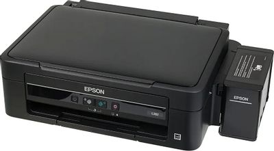 МФУ струйный Epson L382 цветная печать, A4, цвет черный [c11cf43401]