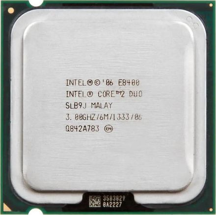 Процессор Intel Core 2 Duo E8400, LGA 775,  OEM [at80570pj0806m]