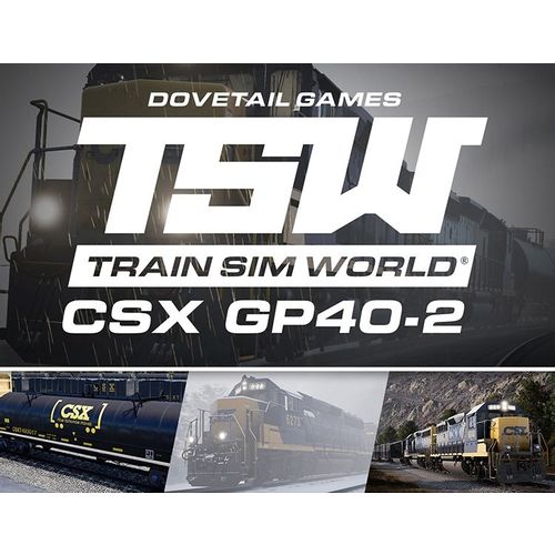 Дополнение к игре DOVETAIL Train Sim World: CSX GP40-2 Loco Add-On, для ПК, регион: Россия, английская версия