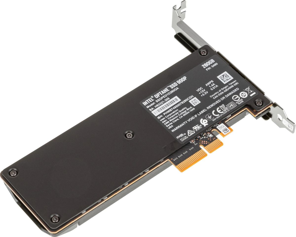 SSD Intel Optane 900P SSDPED1D280GAX1 280 PCI E AIC add in card PCIe x4 NVMe ssdped1d280gax1 945760 1191151