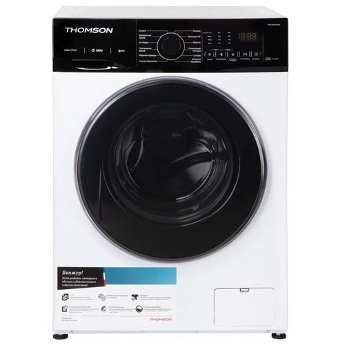 Стиральная машина Thomson WD30E10I02, с фронтальной загрузкой, 10кг, 1200об/мин, с паром, с сушкой, инверторная